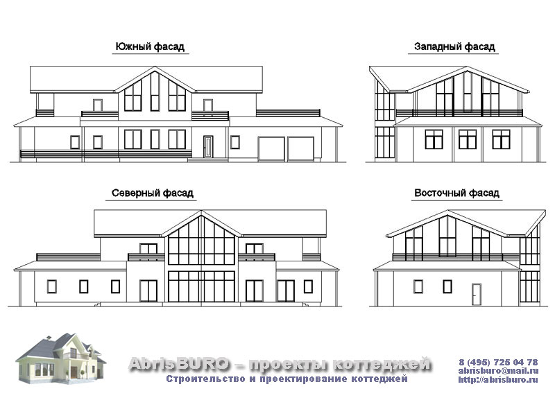 Фасады виллы