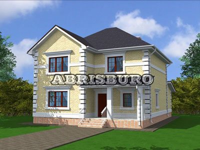 Проект коттеджа K1622-152
