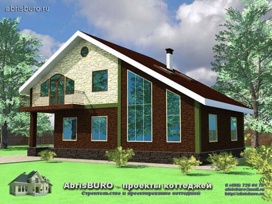 Проекты домов в стиле шале на сайте www.abrisburo.ru