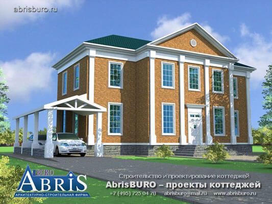 Проекты домов в английском стиле на сайте www.abrisburo.ru