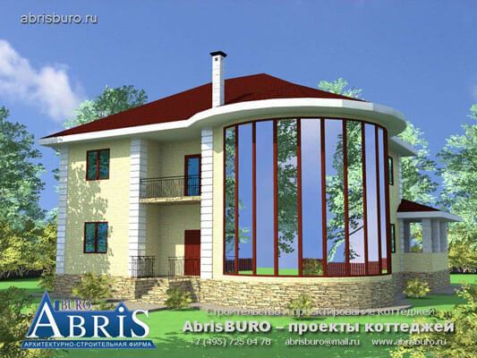 Дома и коттеджи с эркером на сайте www.abrisburo.ru