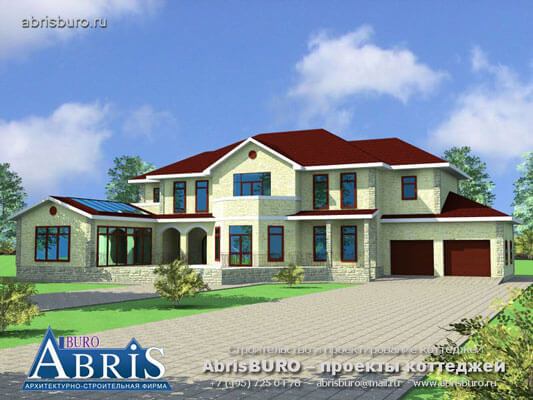 Проекты домов и коттеджей с бассейном на сайте www.abrisburo.ru. 