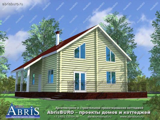 Деревянные дома на сайте www.abrisburo.ru