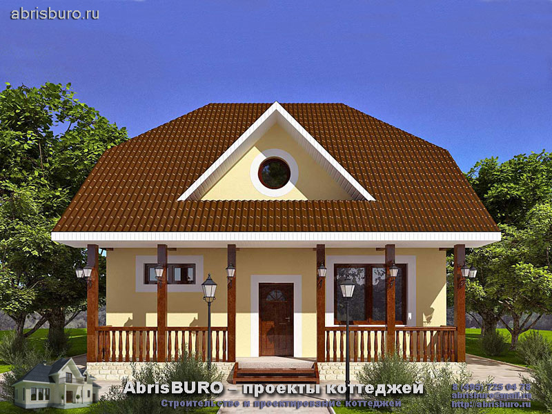 Строительство дома 135м2 по проекту АБРИСБЮРО сайт www.abrisburo.ru